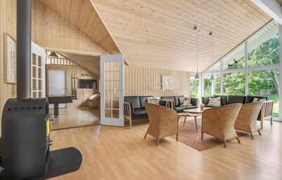 Beautiful home in Væggerløse with sauna