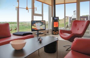 TV, fireplace, DVD player - 4 bedroom gorgeous home in Hvide Sande (Hvide Sande)