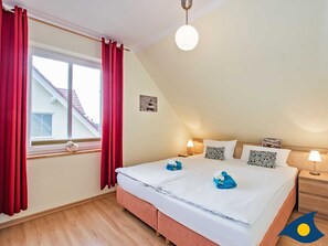2 Schlafzimmer, Schreibtisch, WLAN, Bettwäsche