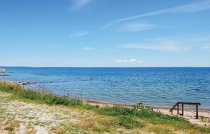 Vlak bij het strand, vissen