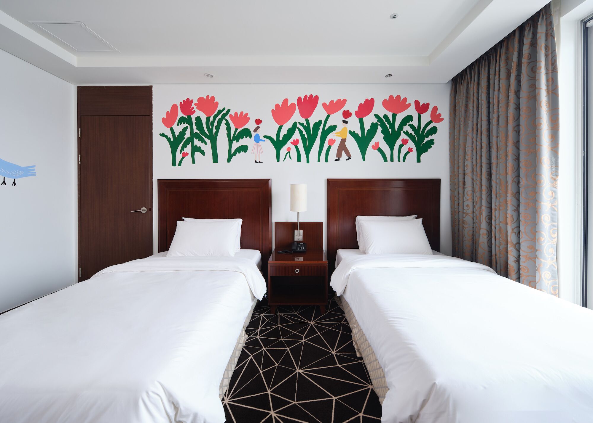 artstay standard twin | 1 bedroom, in-room safe, free wired internet, bed sheets