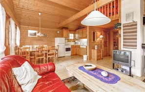 TV, fireplace, DVD player