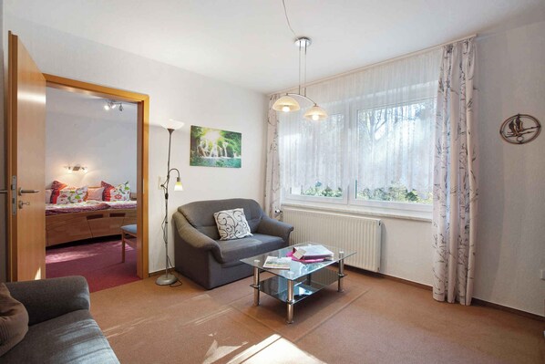 TV, DVD player, stereo