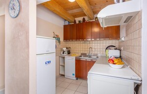 Kühlschrank, Mikrowelle, Herdplatte, Geschirrspüler