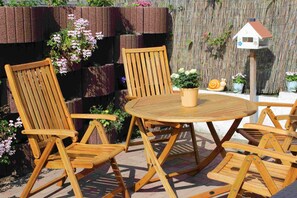 Outdoor dining - Apartments Segebrecht Ahlbeck - Apartment 1 (Heringsdorf)