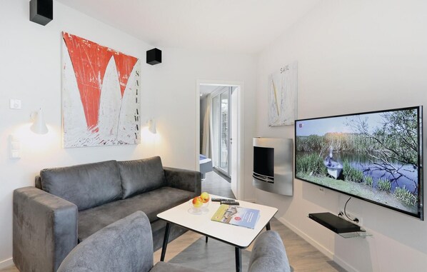 Télévision, cheminée