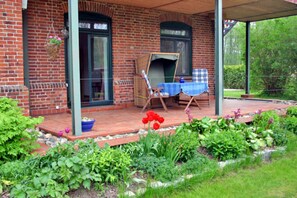 Terrace/patio - Vacation apartment 2 - House Alt Ventschow (Ventschow)