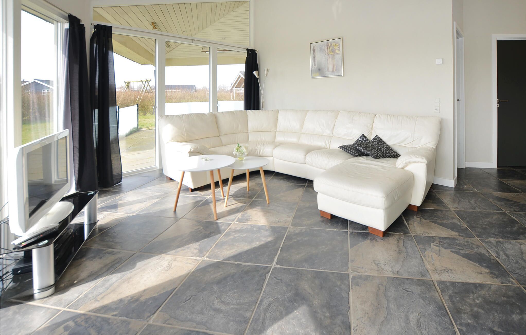 Chimenea y reproductor de DVD 