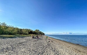 ビーチの近く、釣り