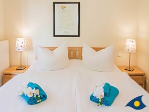 1 slaapkamer, een kluis op de kamer, wifi, beddengoed