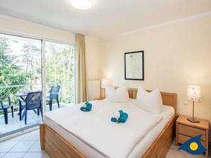 1 bedroom, in-room safe, WiFi, bed sheets