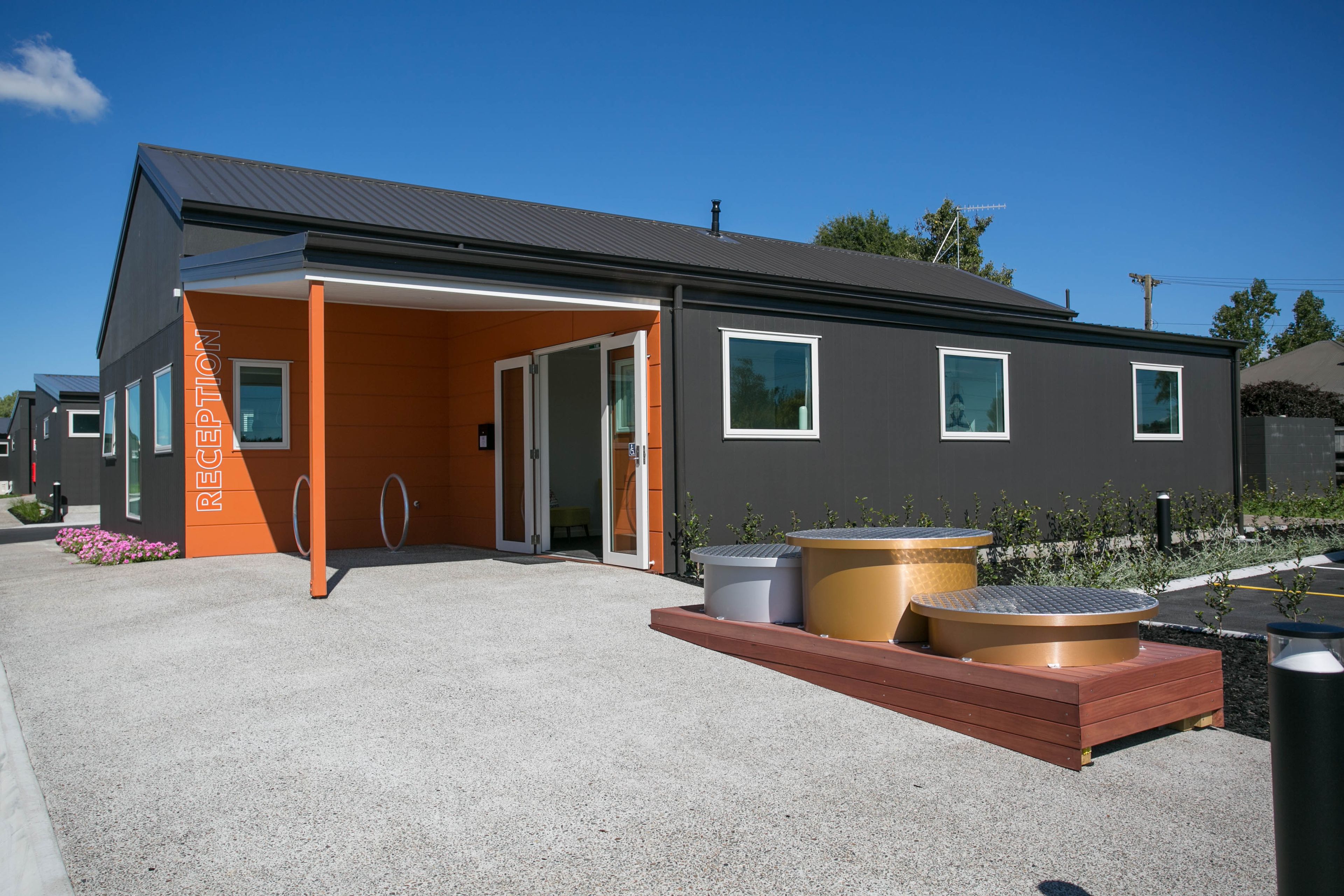 Entrada de la propiedad