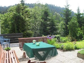 Outdoor dining - Apartment 9 - Apartment Brüggemann (Altenau)