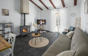 TV, fireplace, ping pong