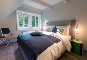 4 slaapkamers, een kluis op de kamer, reisbedje, wifi