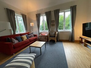 Fernseher, Kamin