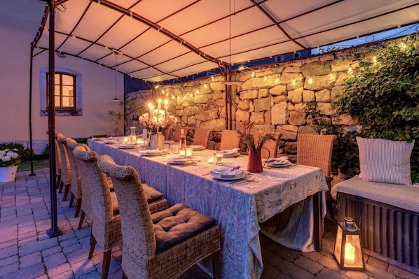 Udendørs spisemuligheder