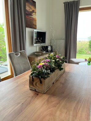 Dining - Apartment 1, ground floor, 2 rooms, Loddin - Fewos Wangemann Achterwasserblick (Loddin)