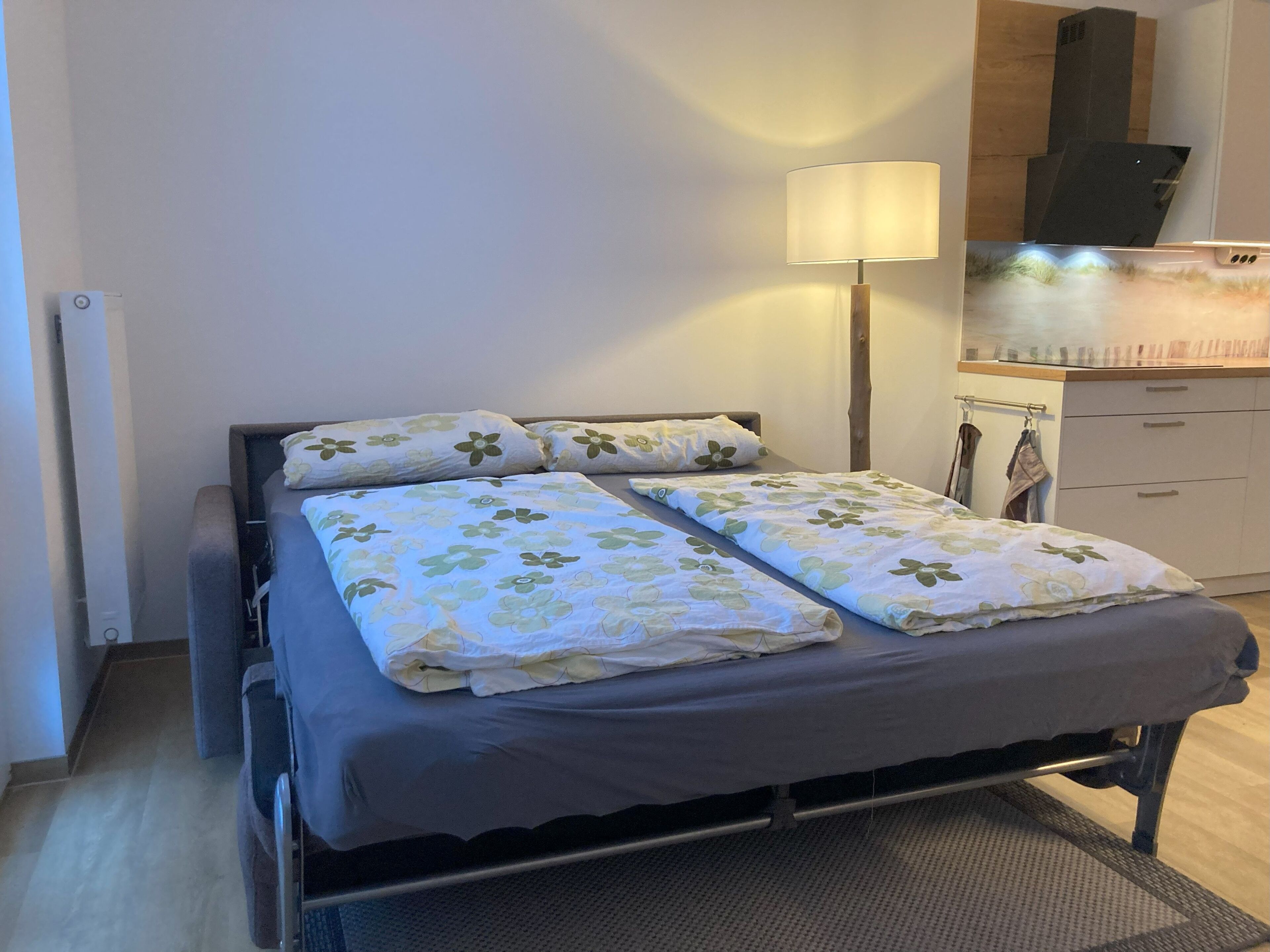 2 bedrooms, travel crib, WiFi, bed sheets