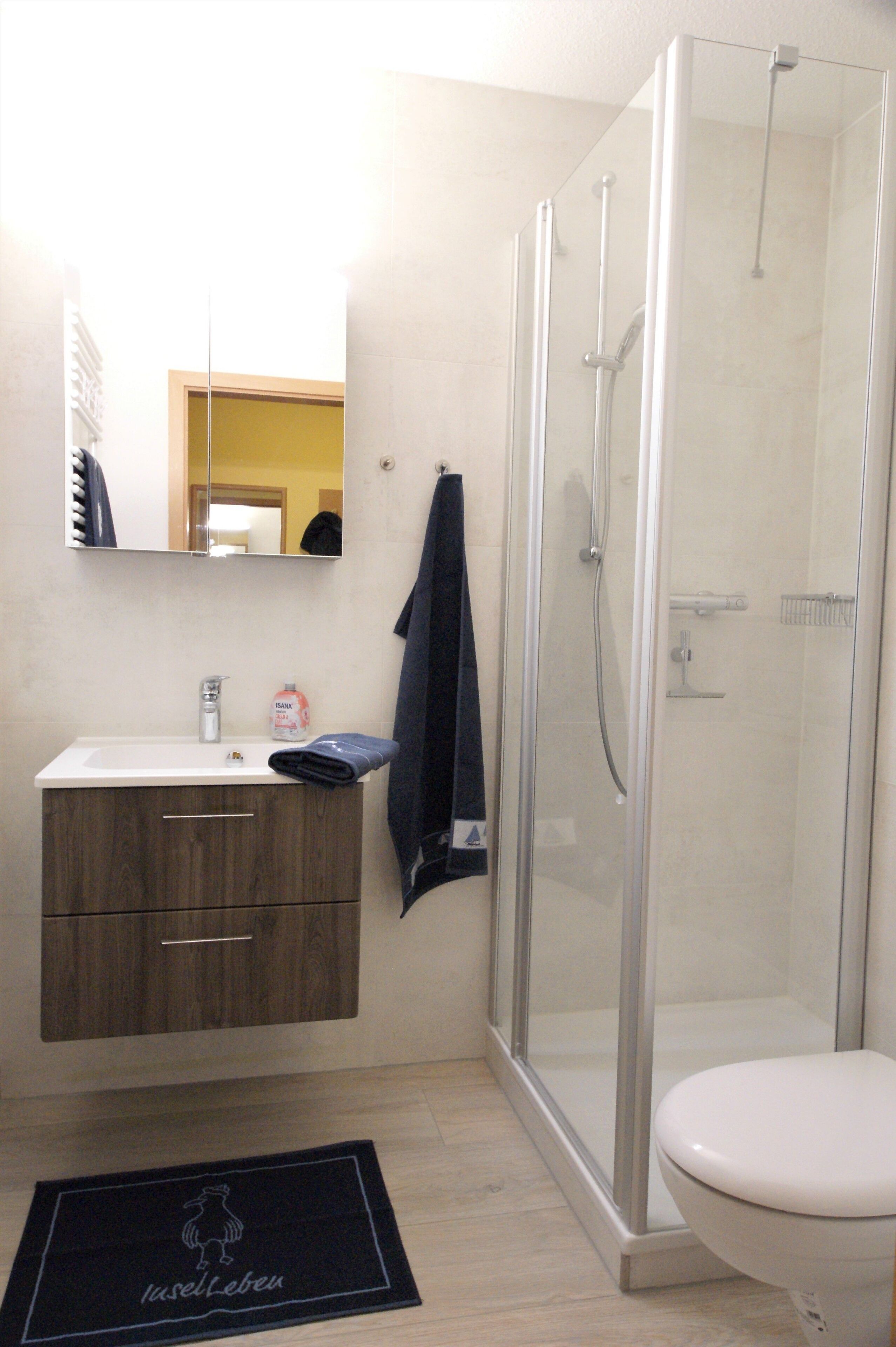 Shower, towels