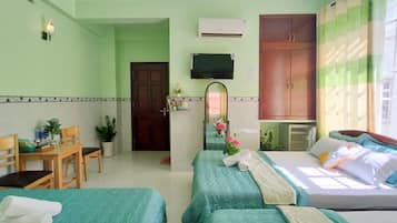 Minibar, desk, iron/ironing board, rollaway beds