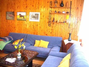 Fernseher, Kamin