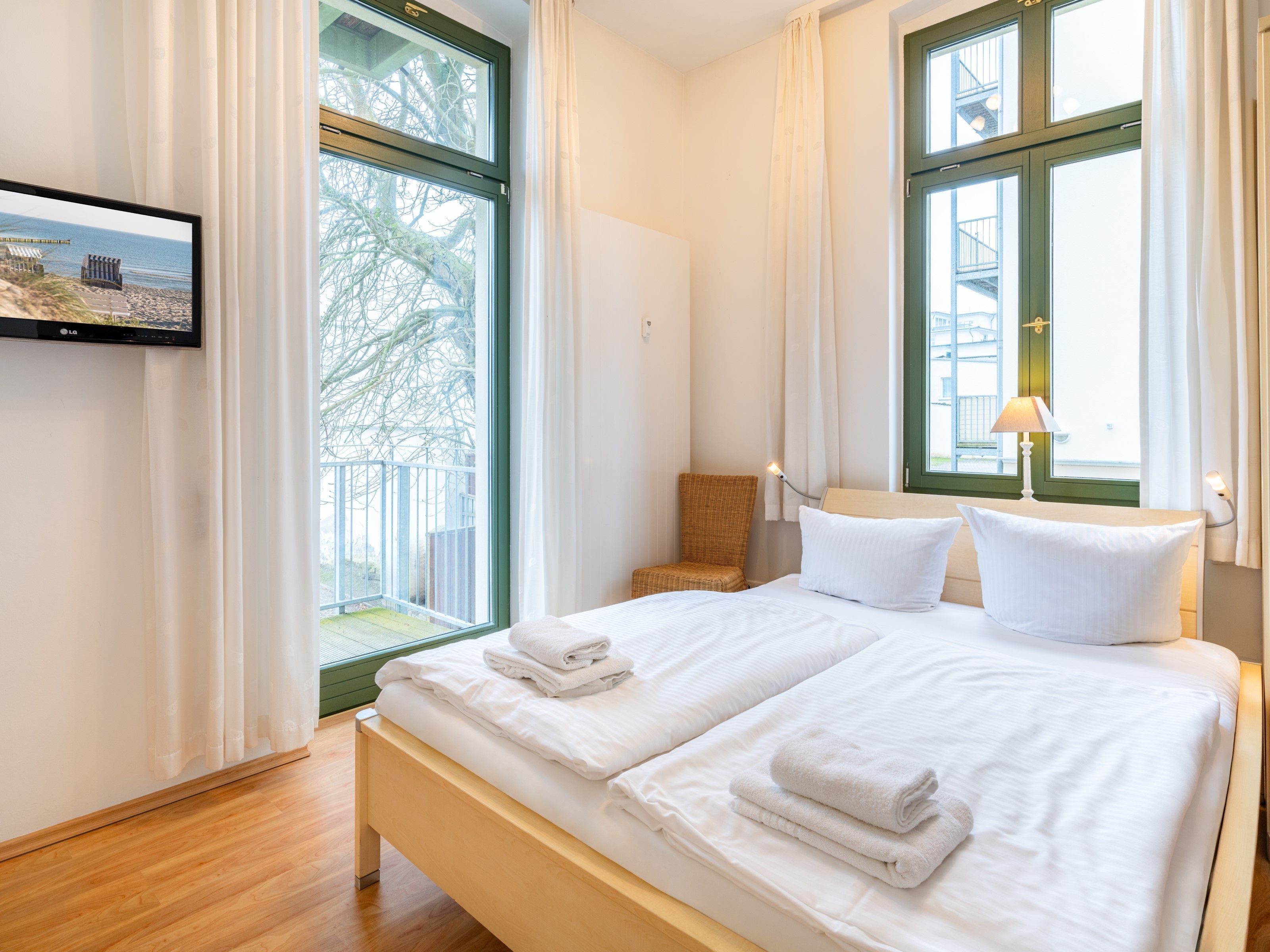 1 室のベッドルーム、WiFi、ベッドシーツ