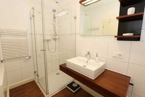 Shower, hair dryer