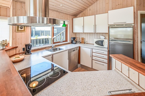 Réfrigérateur, plaque de cuisson, lave-vaisselle, cafetiÚre/bouilloire