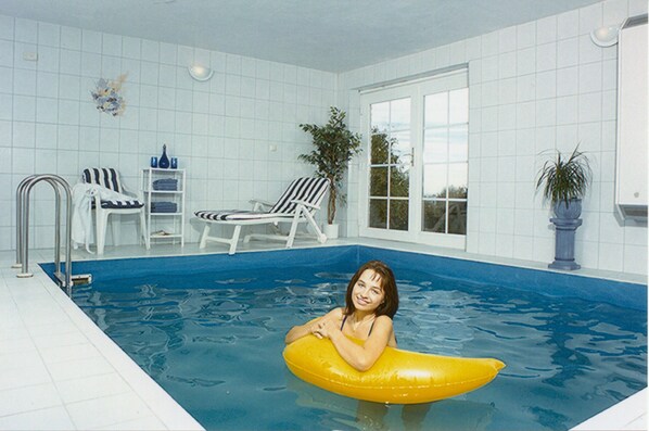 Indoor pool, a heated pool