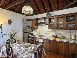 Fridge, microwave, coffee/tea maker