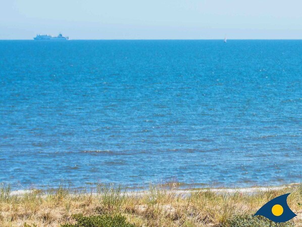 Vlak bij het strand