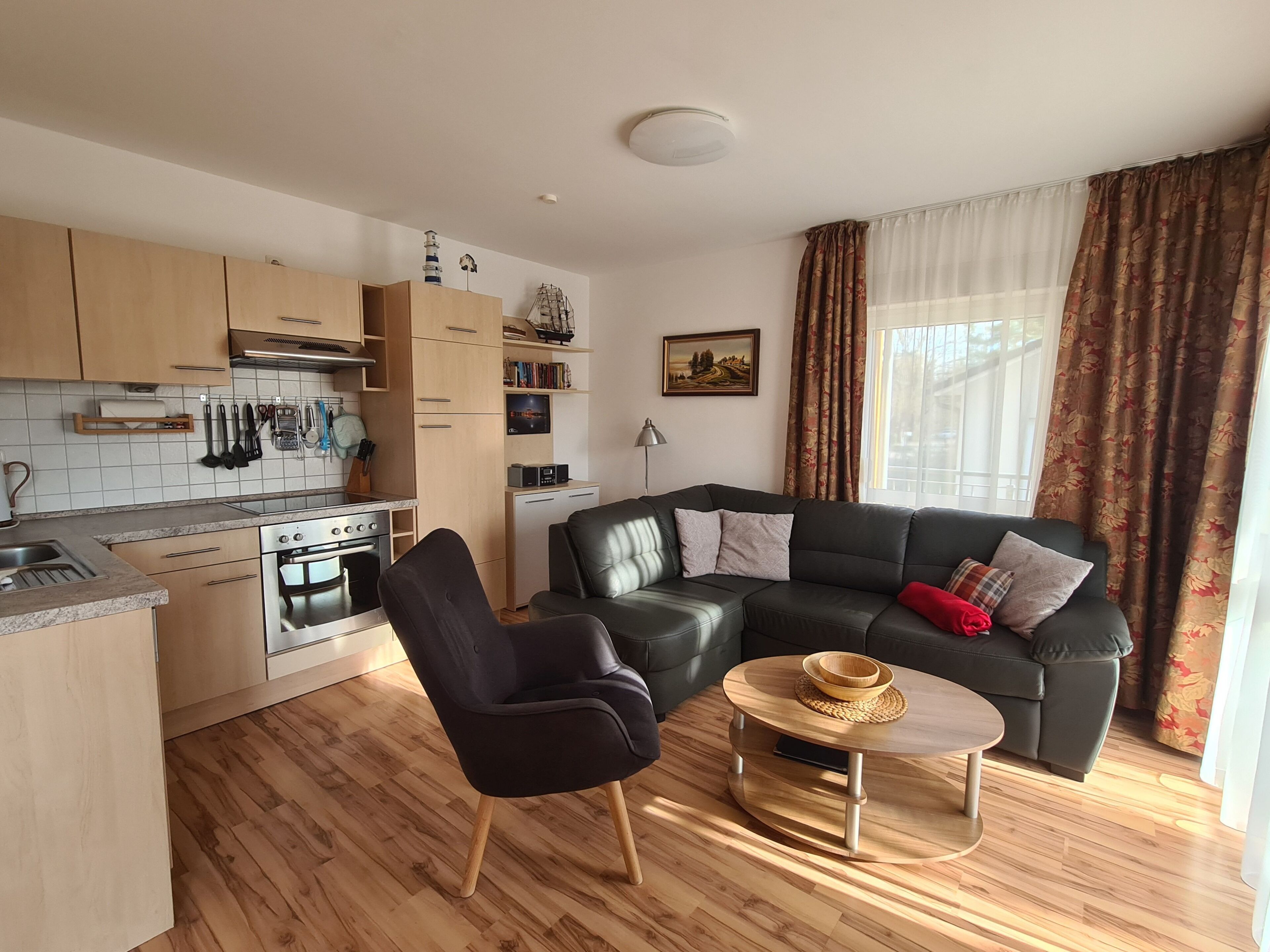 Televisión, chimenea