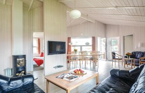 TV, fireplace, DVD player