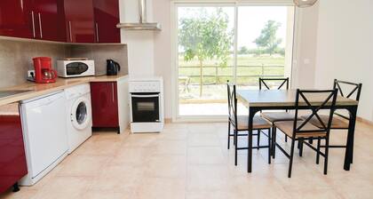 Maison confortable de 2 chambres au.