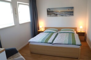 2 bedrooms, iron/ironing board, travel crib, WiFi