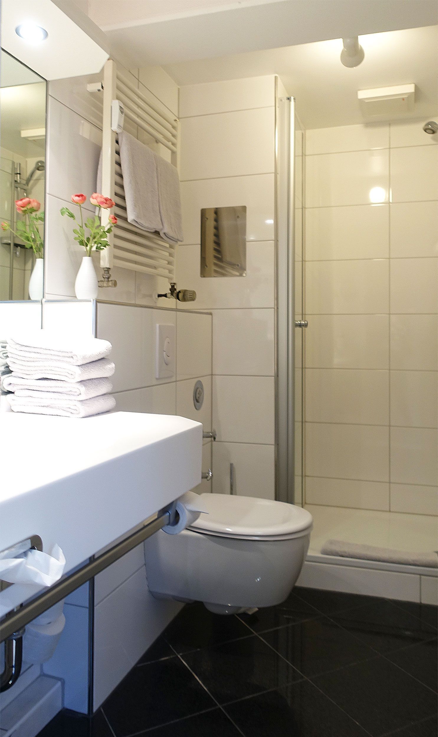 Dusche, Handtücher
