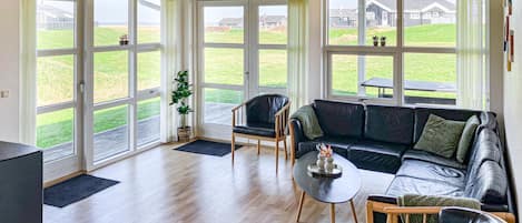 TV, fireplace, video-game console