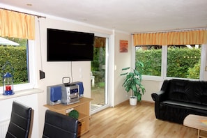 Fernseher, Kamin