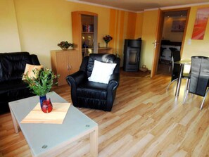 Fernseher, Kamin