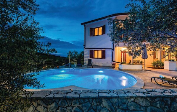 Una piscina riscaldata