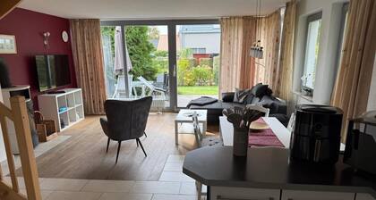 Quäkenpüker · Kamin · Haustiere · nur 750 m Strand - Unterkunft Quäkenpüker,