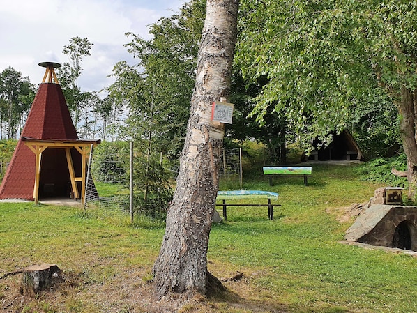 Overnatningsstedets område