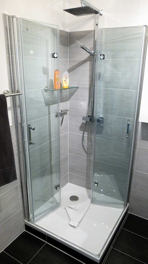 Shower, hair dryer