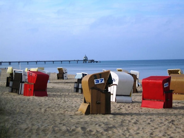 Vlak bij het strand