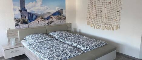 2 dormitoris, un bressol de viatge i wifi