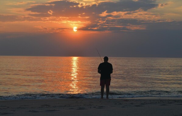 Beach nearby, fishing