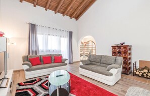 TV, DVD player, foosball, table tennis