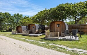 Terrace/patio - Cozy home in Tarm with WiFi (Tarm)