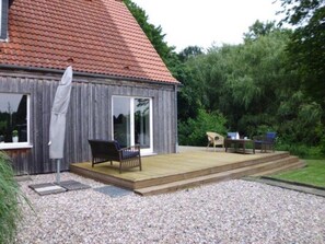 Terrace/patio - RED Holiday home on the Kiel Canal - Holiday home on the Kiel Canal (Sehestedt)